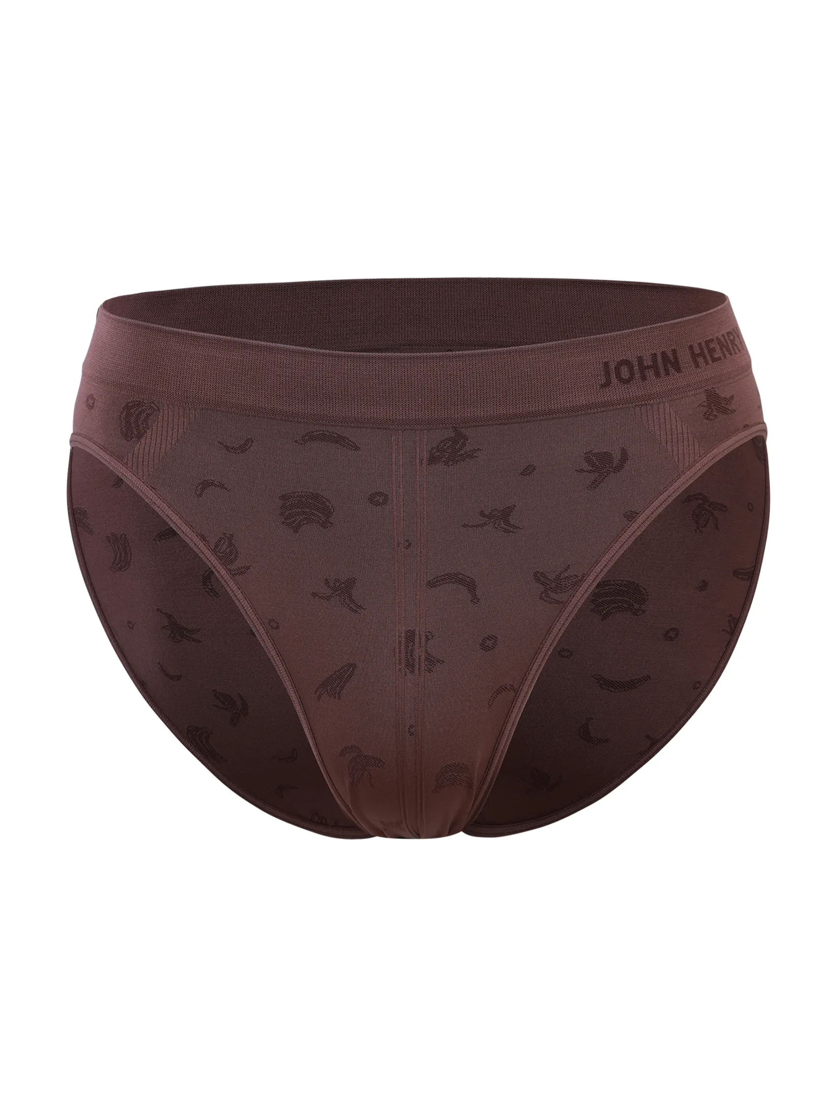 JOHN HENRY INNERWEAR Brief Men s Seamless Fashion - Brown