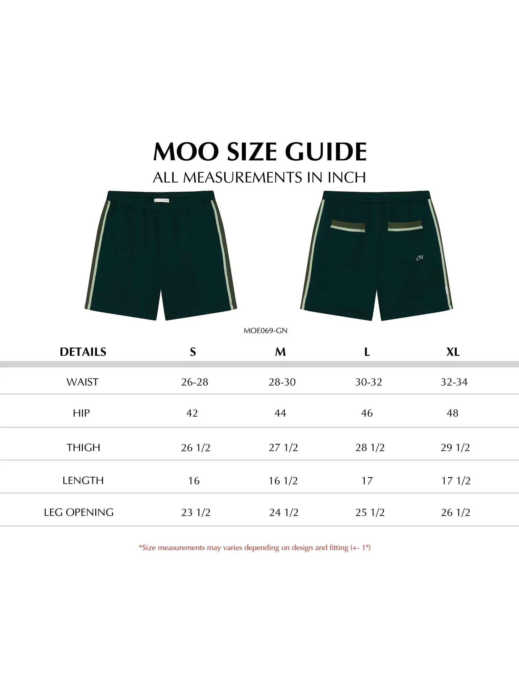 MOO [MOO 5/25] Jersey Track Shorts Green
