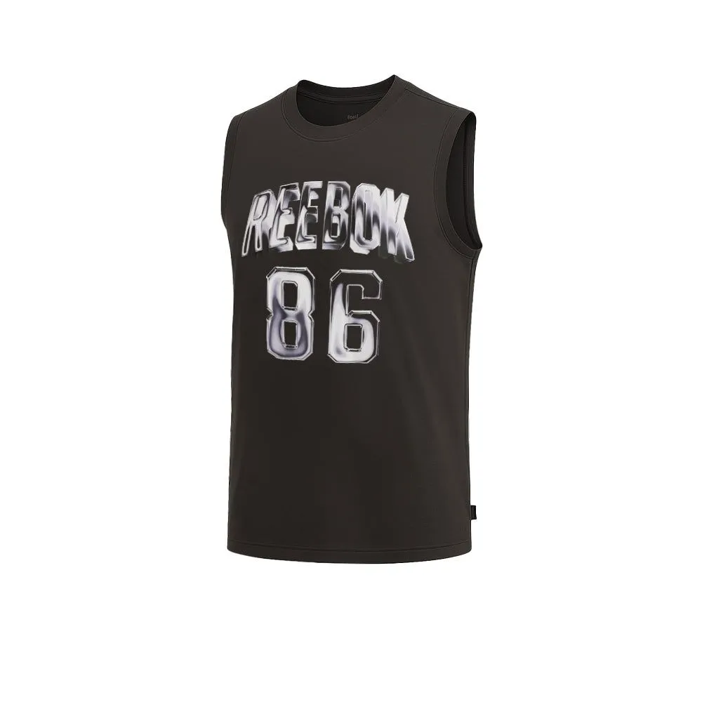 REEBOK Women Tank Graphic Series Basketball Chrome '86 Black - RE099AP783EKTH