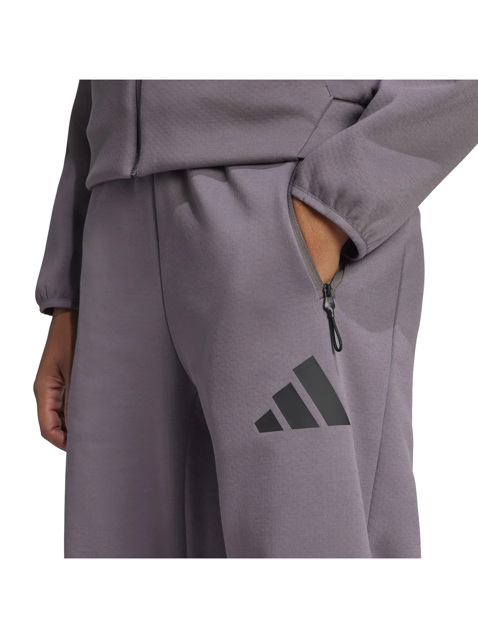 ADIDAS Women Tracksuit Bottoms adidas Z.N.E. Barrel Grey Strata