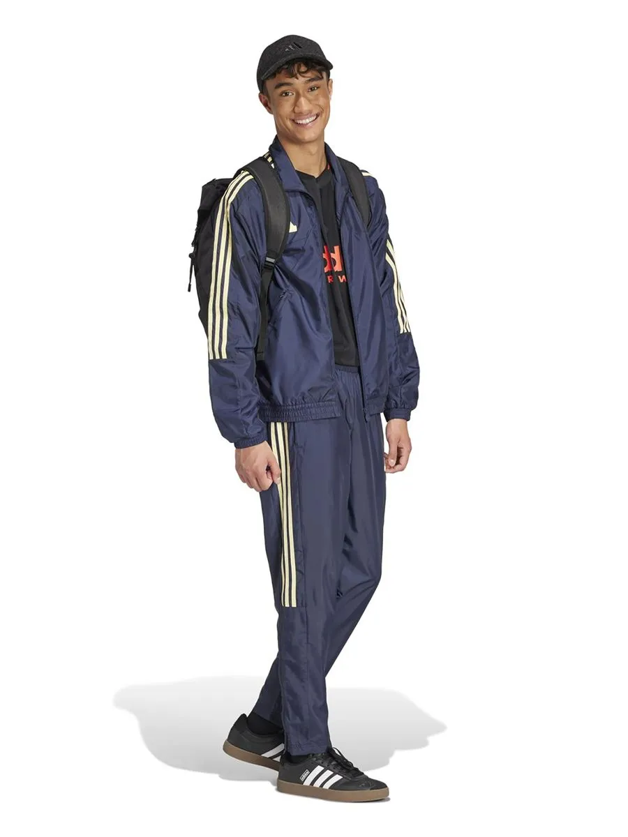 ADIDAS Men Tracksuit Bottoms House of Tiro Woven Blue / Legend Ink / Almost Yellow