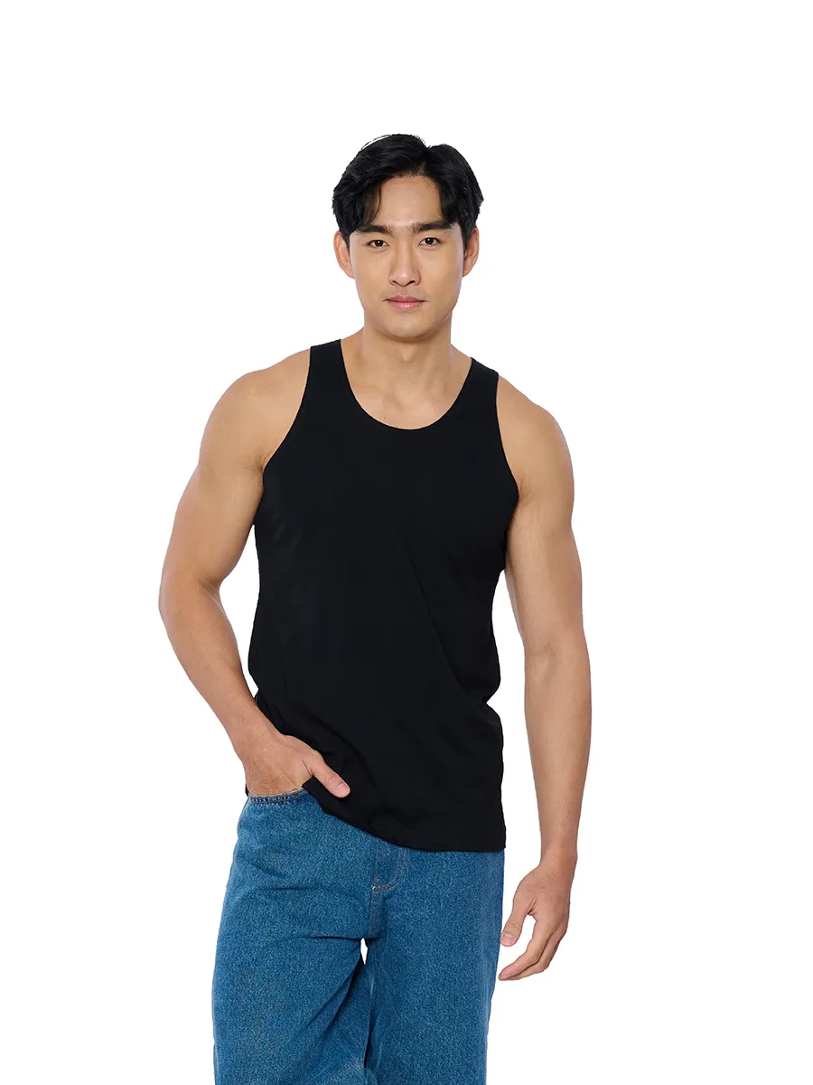 DOUBLE GOOSE Double goose classic black singlet. Size - 3XL