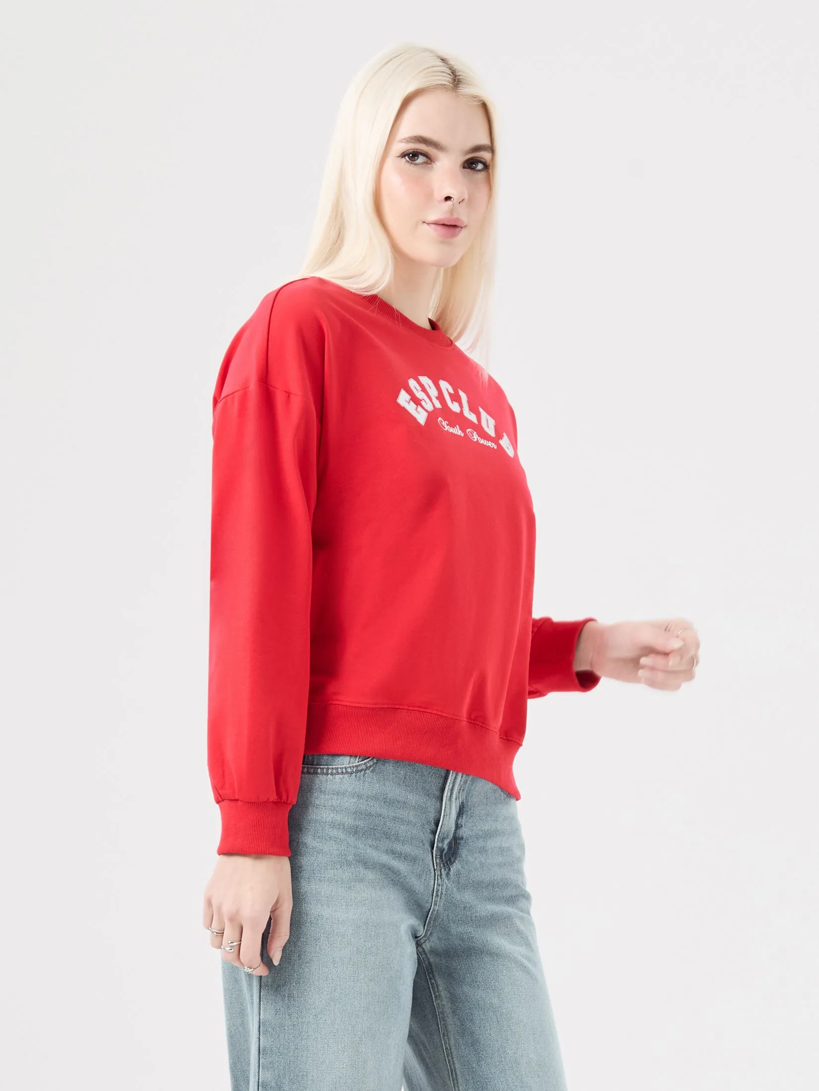 ESP Sweatshirt Women Red
