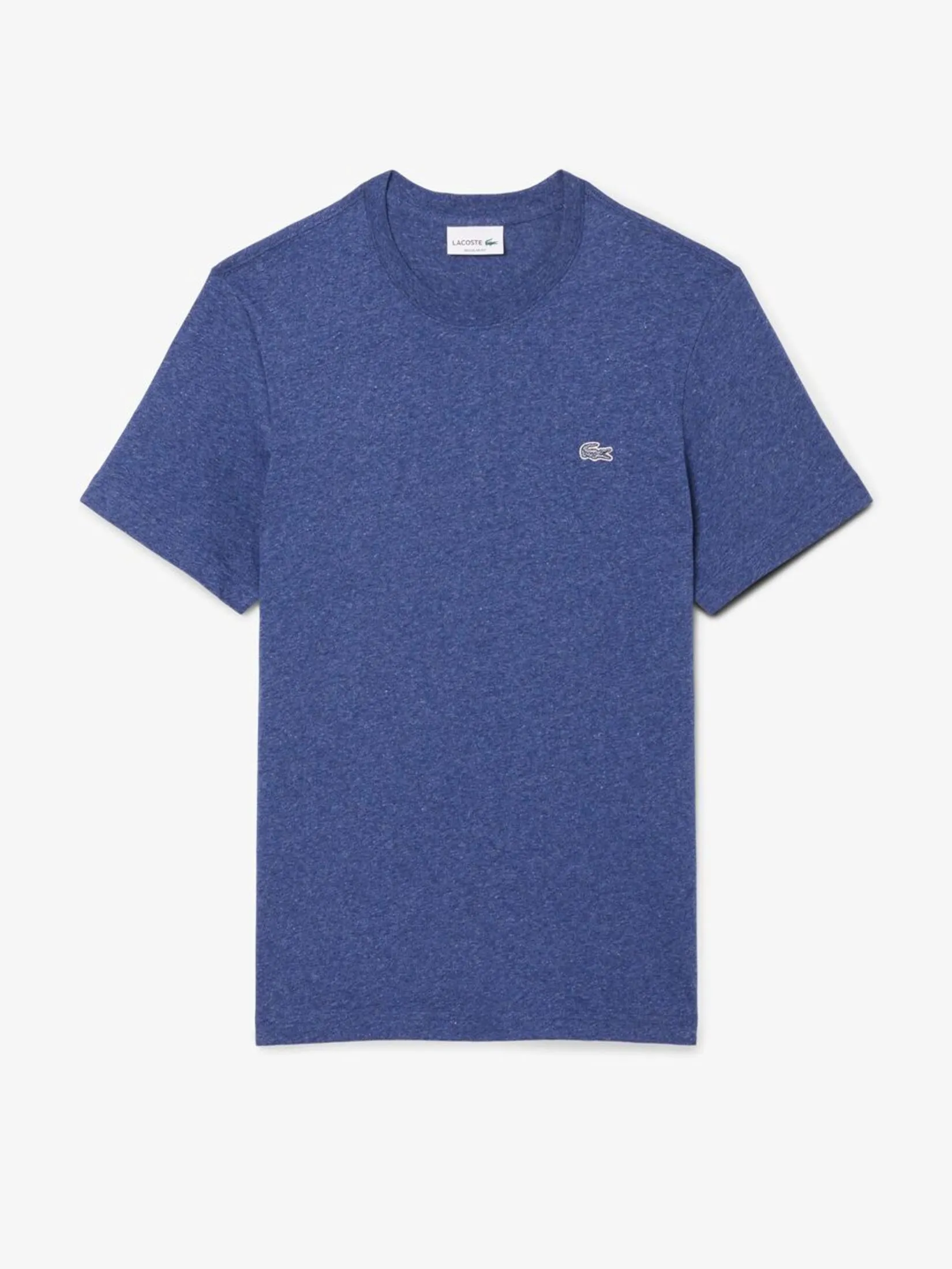 LACOSTE Mercerized Cotton T-shirt Blue
