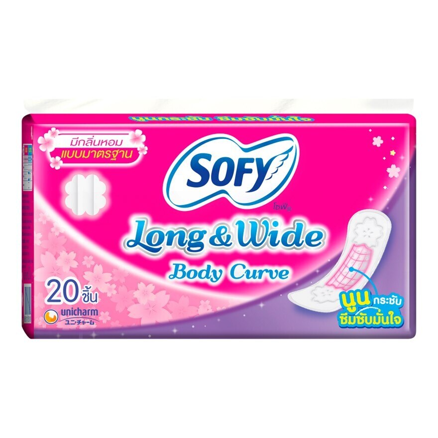 Sofy Pantiliner Regular Long  Wide Body Scented 20 Pcs.