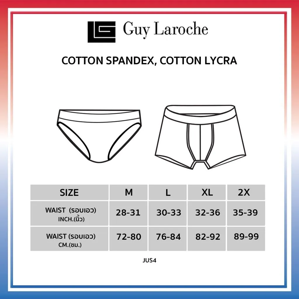 GUY LAROCHE INNERWEAR Men BRIEF Underwear PACK 2 Pcs. - Grey