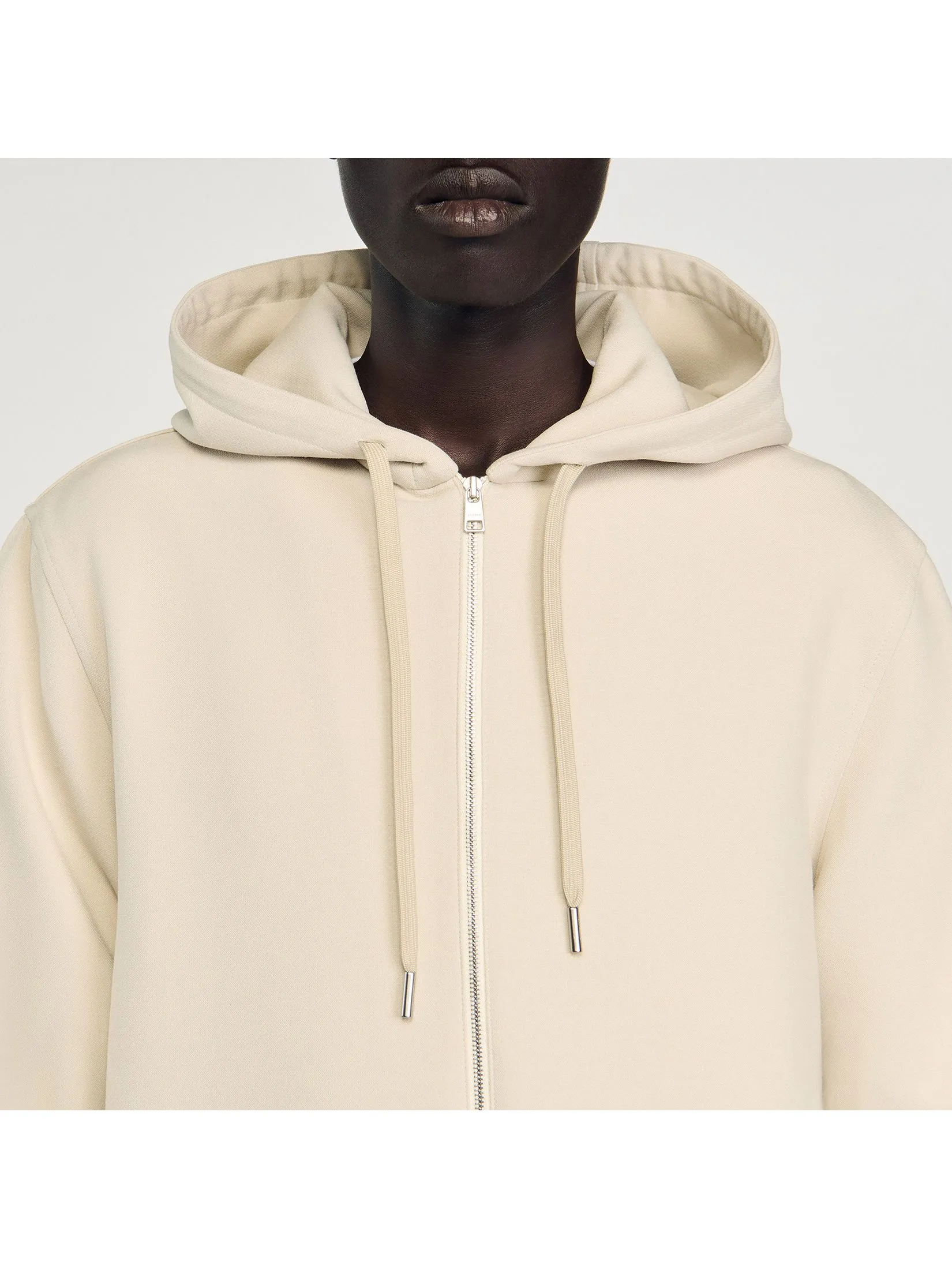 SANDRO Hooded Shirt