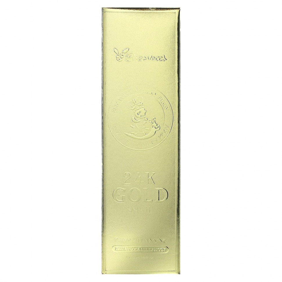 Elizavecca, Milky Piggy, очищающая пенка с муцином улитки и 24k золотом, 180 мл (6,09 жидк. унций)