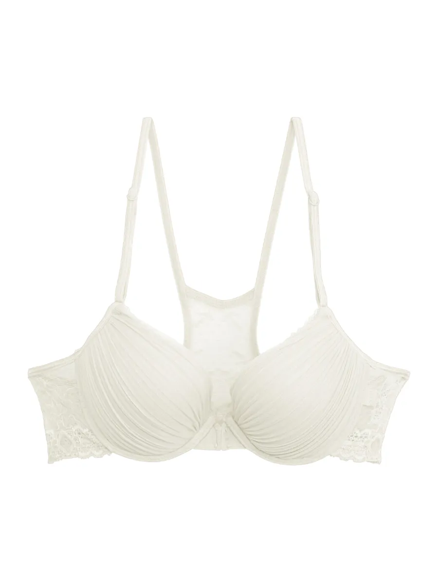 ELLE LINGERIE BRASSIERE FRONT HOOK BRA LB7540IV IVORY