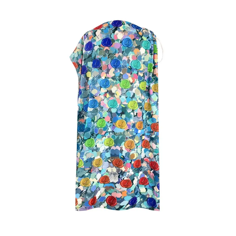 ICONIC BLUE FLORID DRESS MODEL FLORID DRESS 6787