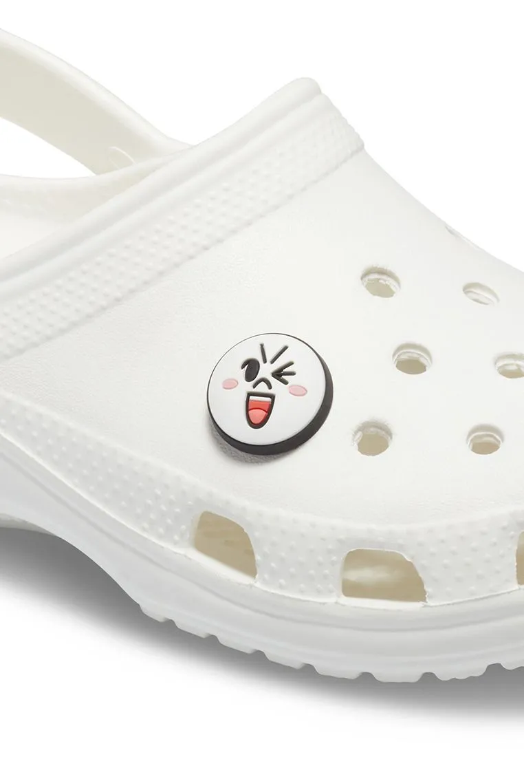 CROCS WHITE CROCS Jibbitz LINE Friends Moon Shoes Charm