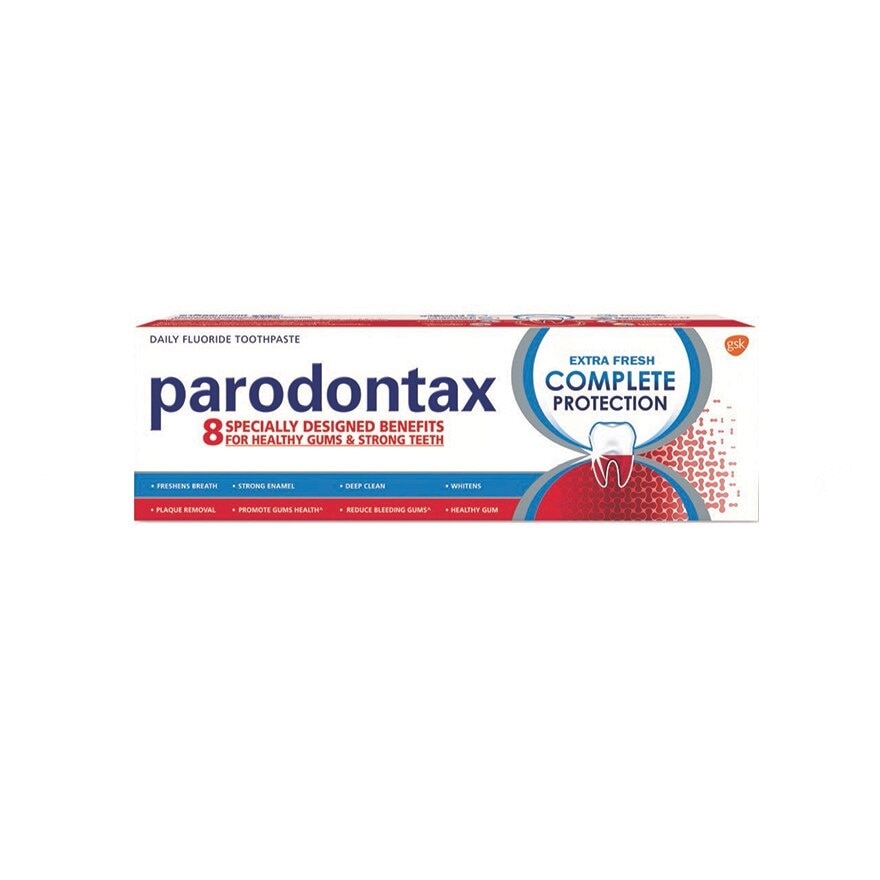 Parodontax Toothpaste Complete Protection 80 G. - Red