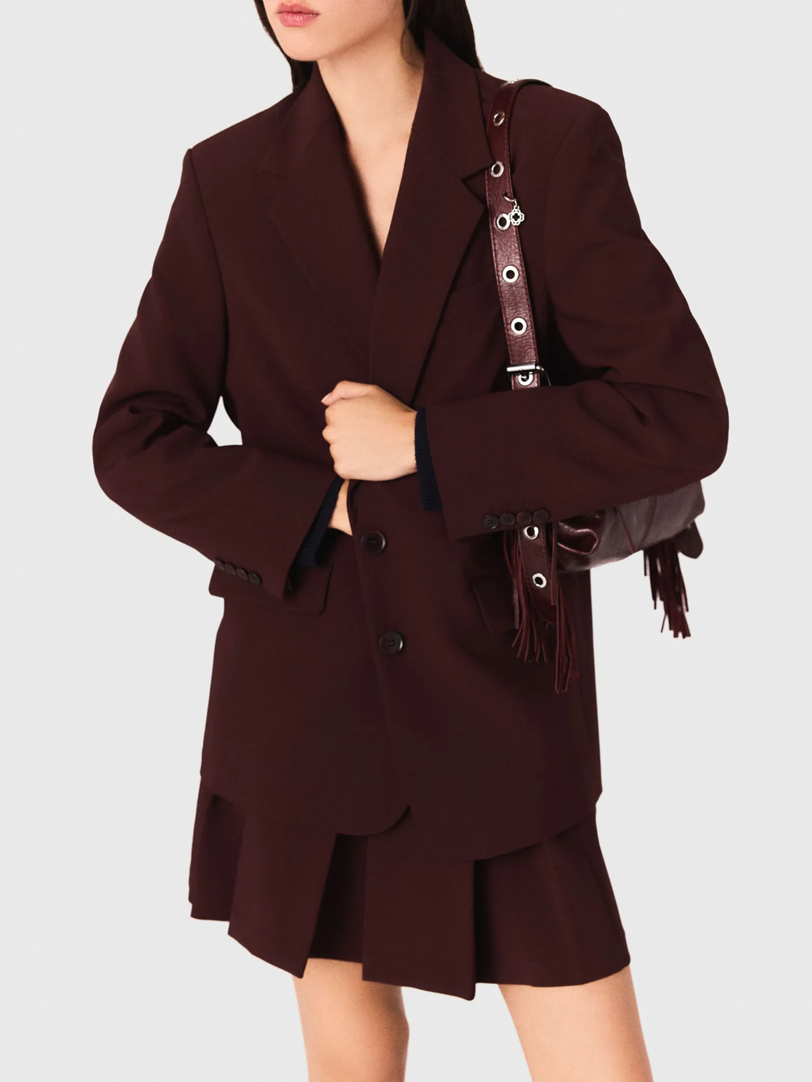 MAJE Women Suit Jacket Belted