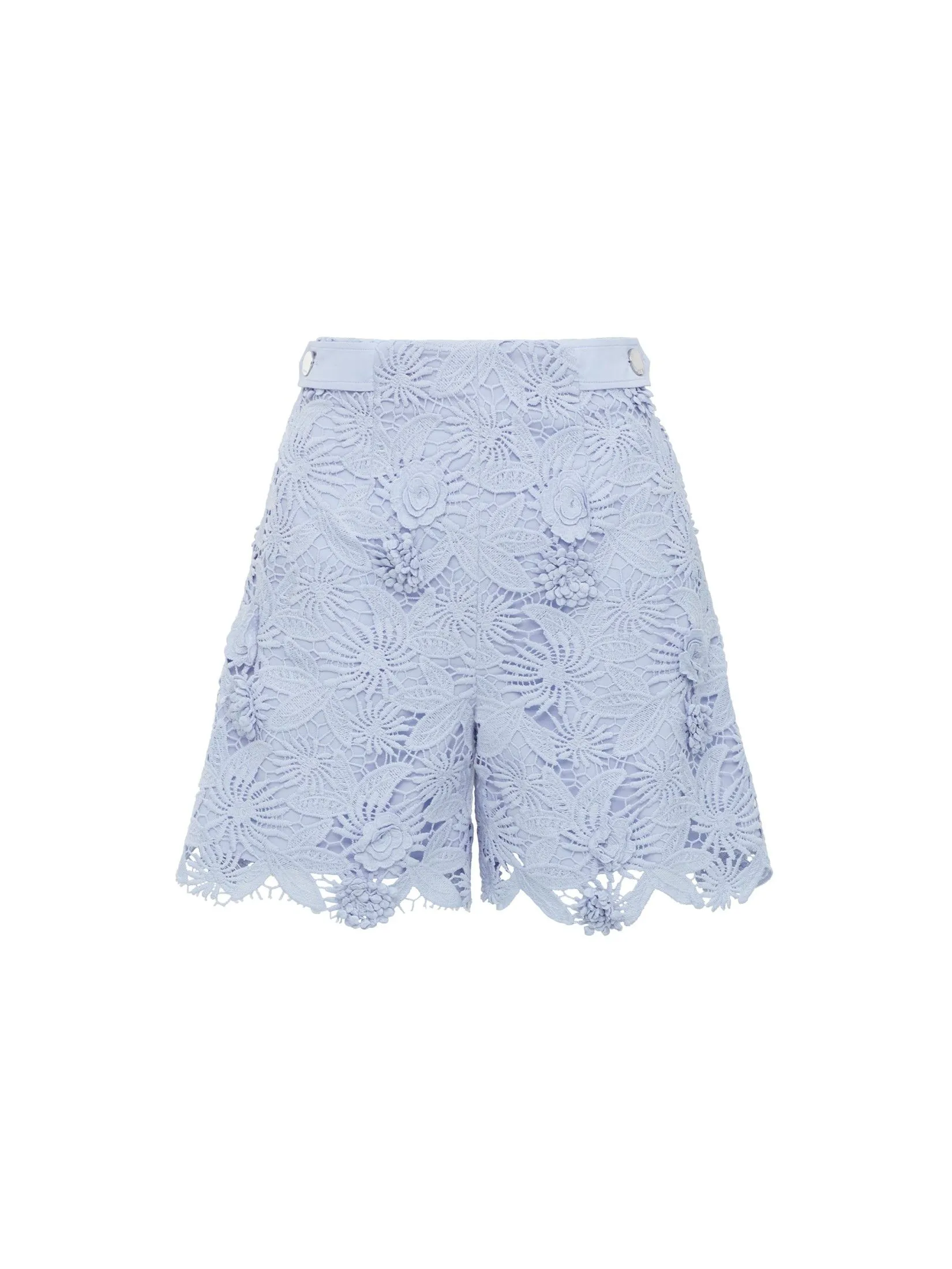 ASAVA ( AW24 )Daniella Floral-lace Women Shorts Blue Size - L