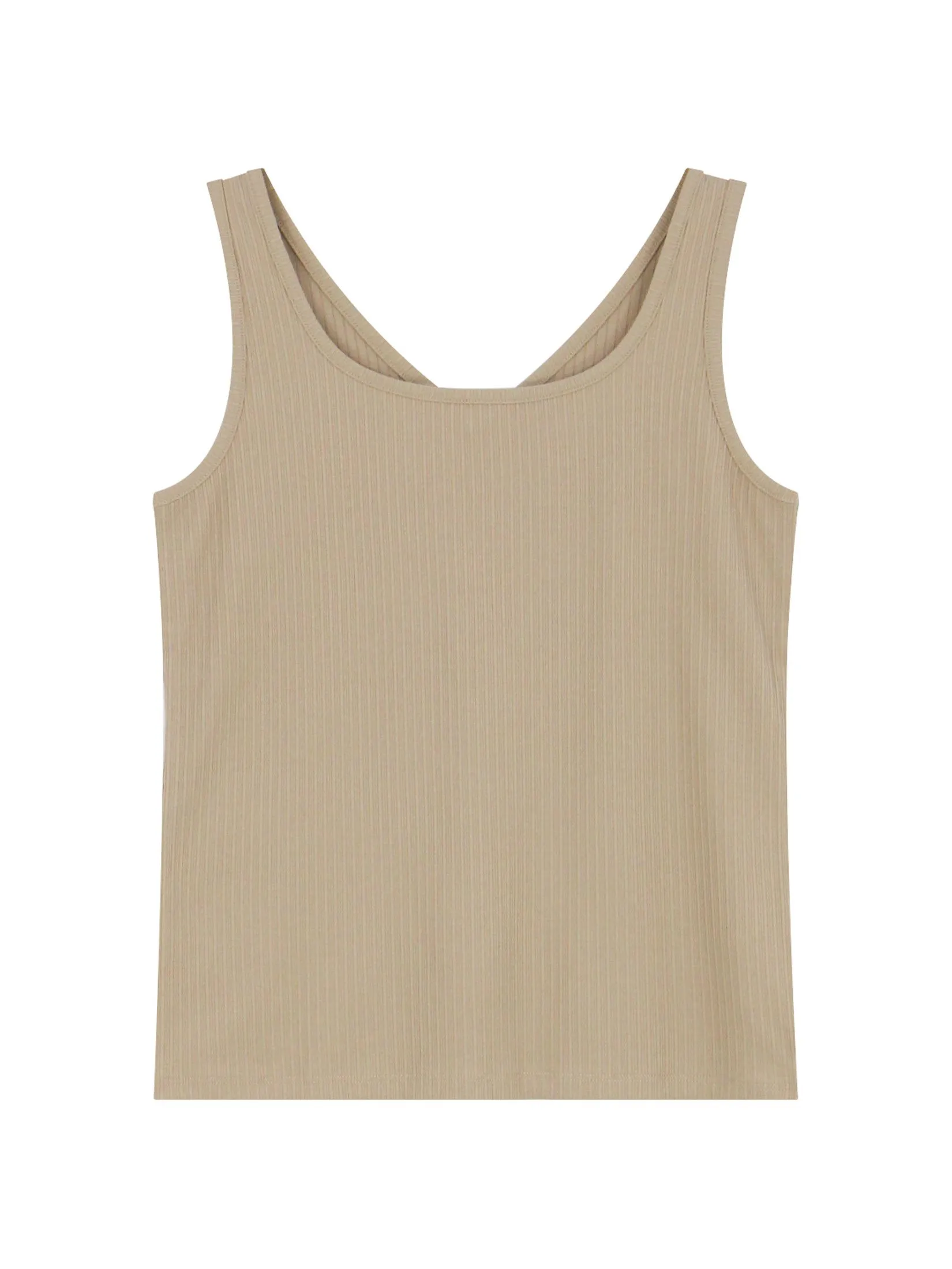 GIORDANO Women's Comfort Jacquard Sorona Vest Brown