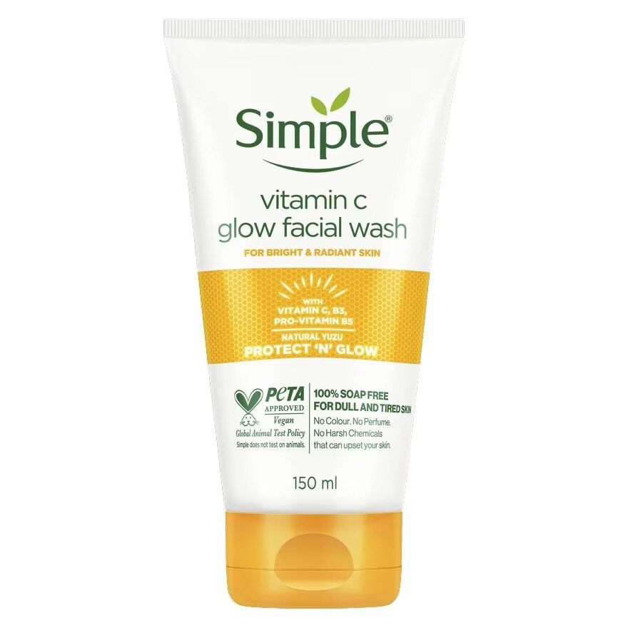 Simple Face Wash Vitamin C Glow 150 Ml.