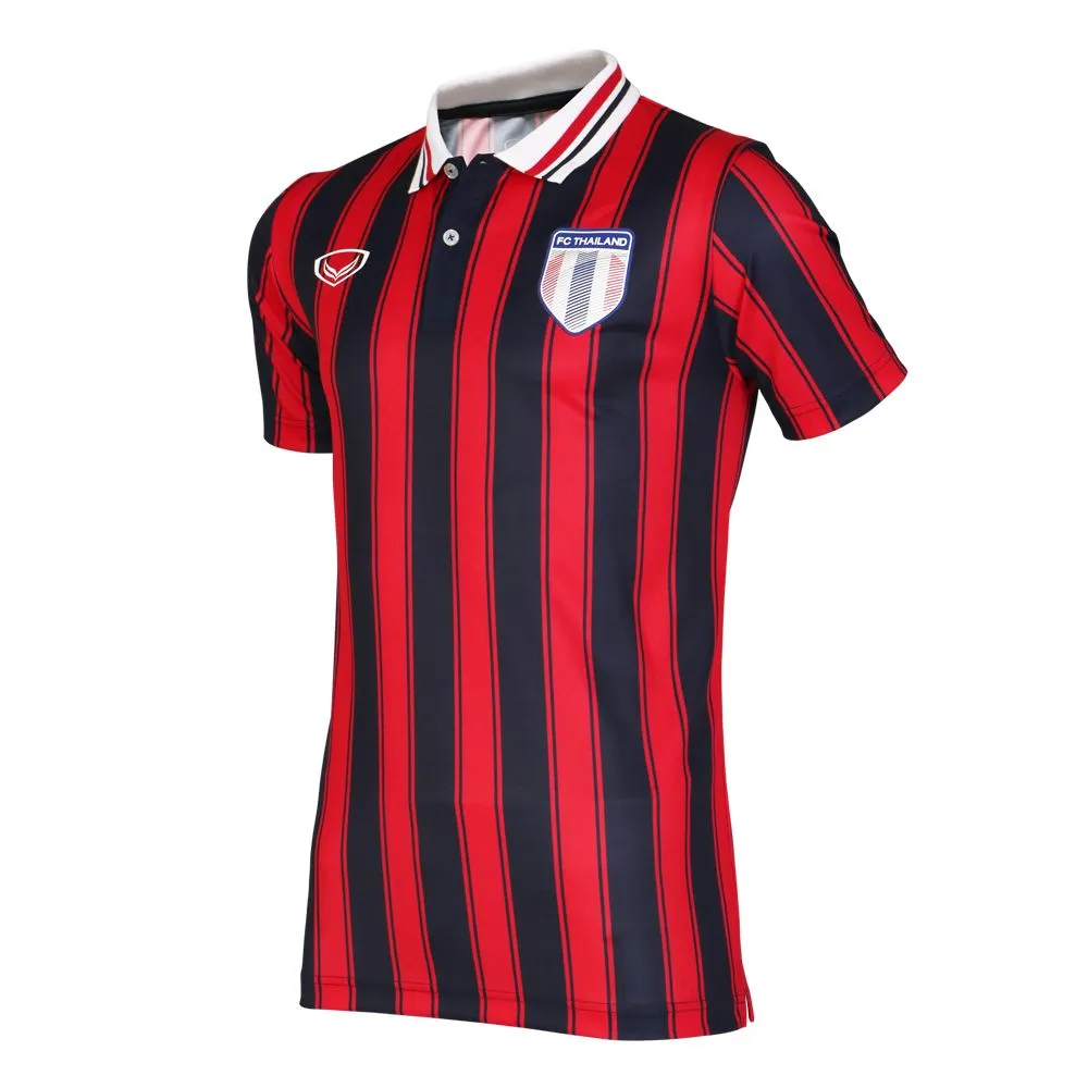 GRAND SPORT Red-Navy Blue FC THAILAND POLO SHIRT (022029)