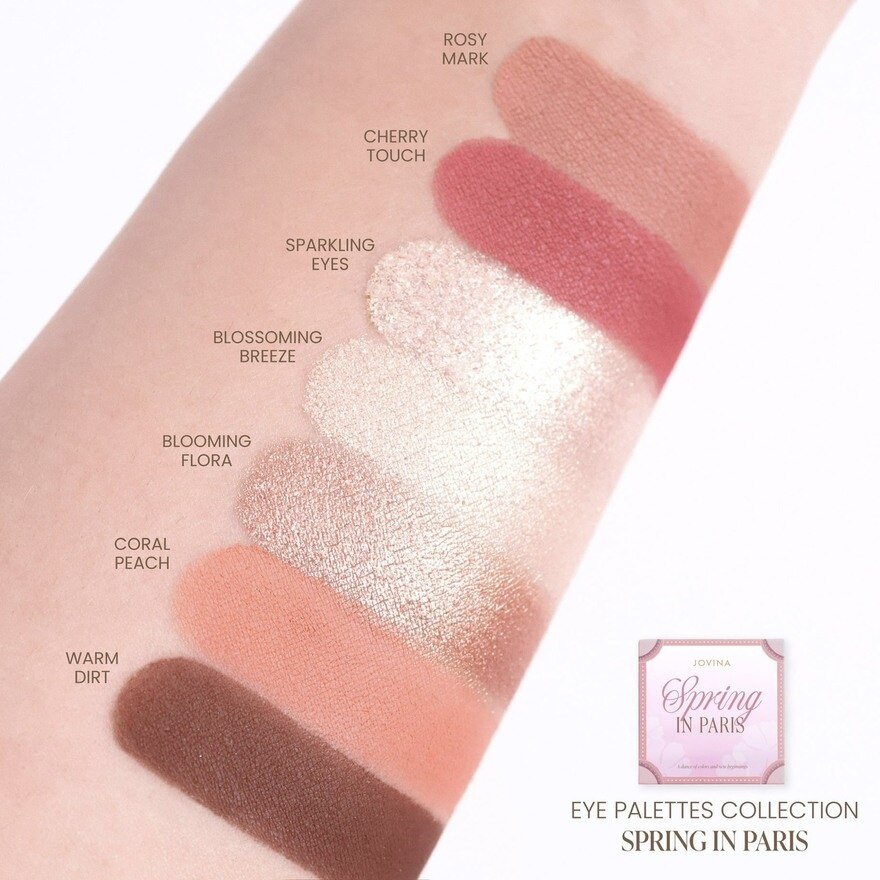 Jovina Spring in Paris Eye Palette 14.5g.