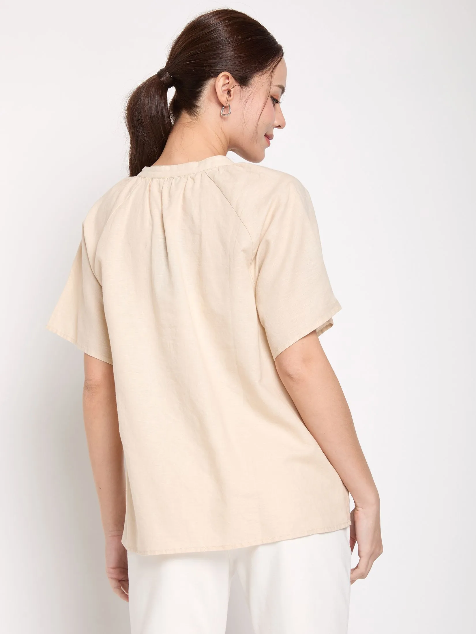 EASY PIECES Women Blouse Short Sleeves