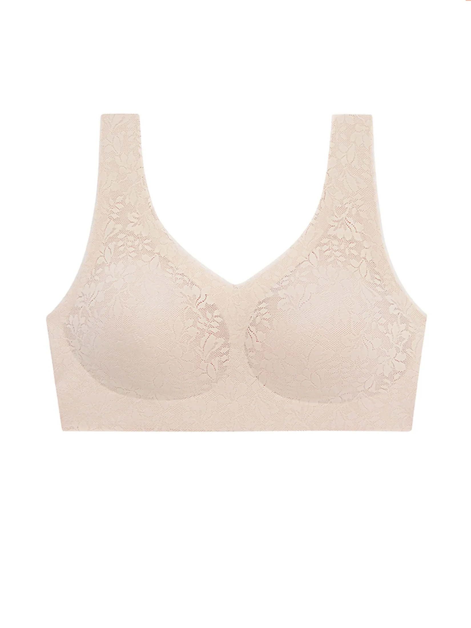 SABINA [Online Exclusive] Woman Soft Collection Seamless Wireless Bra - Light Skin