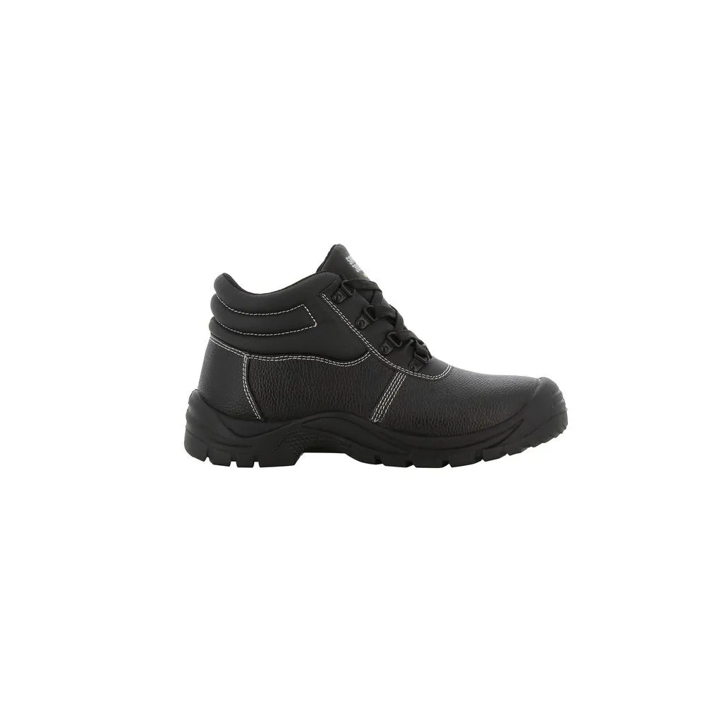 SAFETY JOGGER Black Leather Safety Shoes SAFETYBOY Size - 41 EU