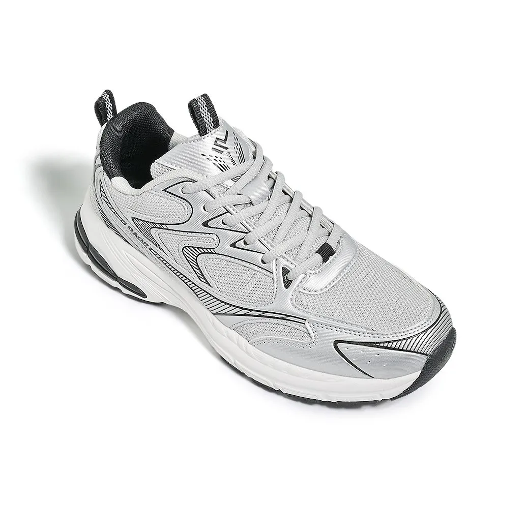 BAOJI Men's Sports Running Shoes Model BJM851 - Grey/White