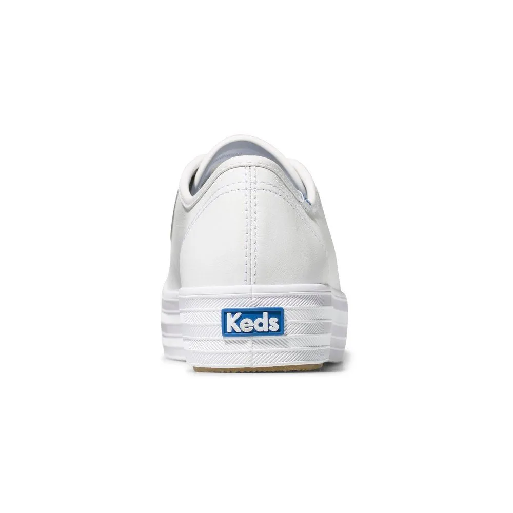 KEDS WHITE Keds TRIPLE KICK LEATHER