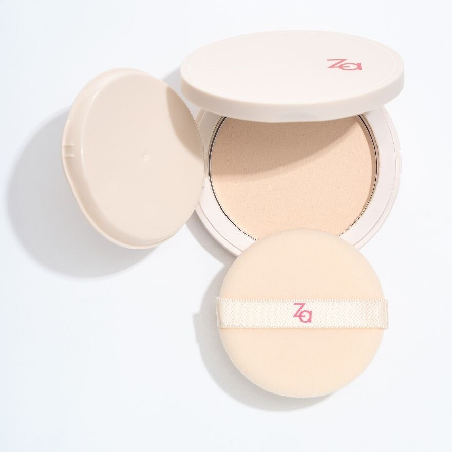 Za Instant Invisible Oil Control Powder Foundation Case 1pcs.