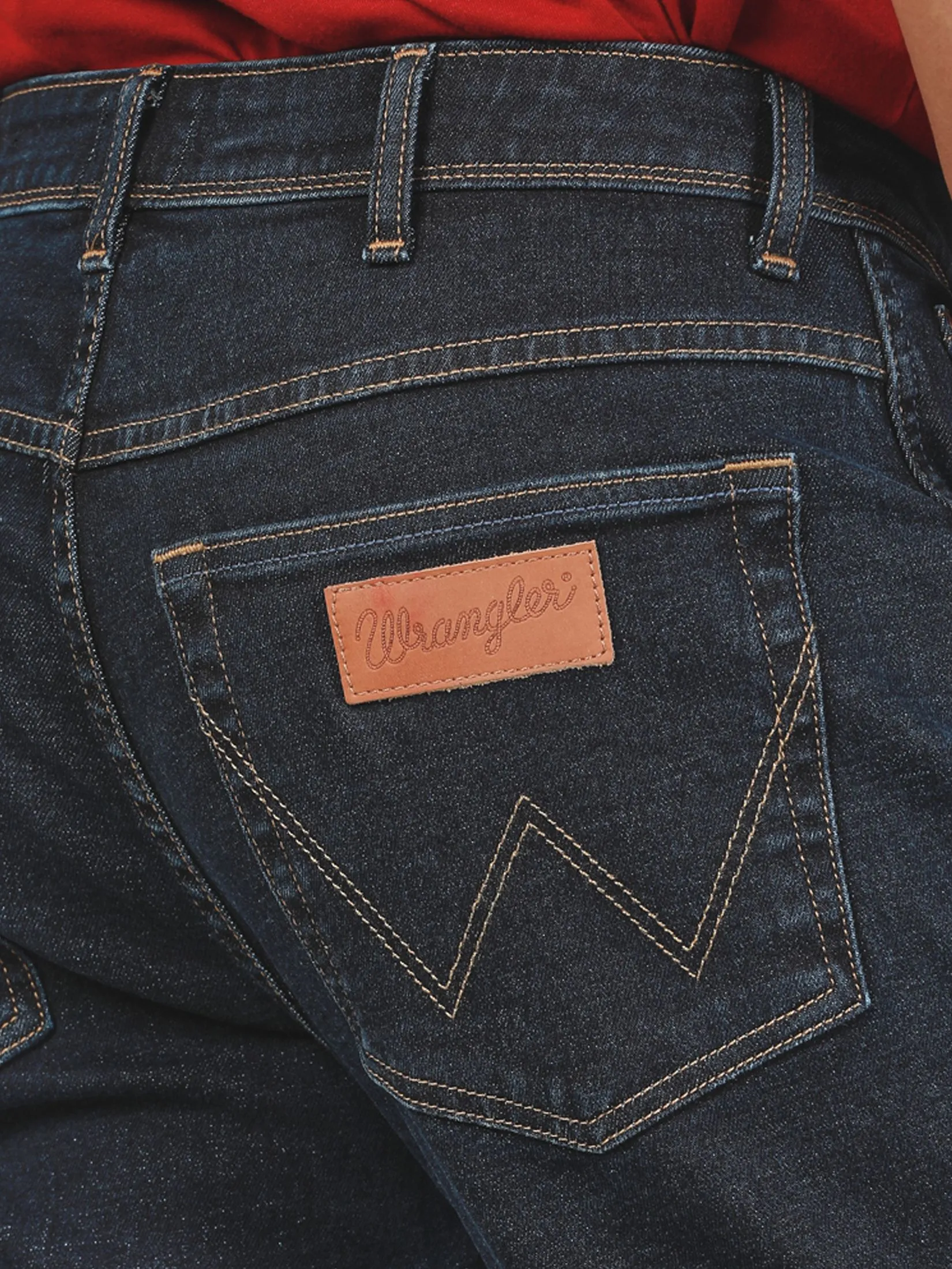 WRANGLER Men's Jeans Mid Texas Slim Fit Dark Indigo