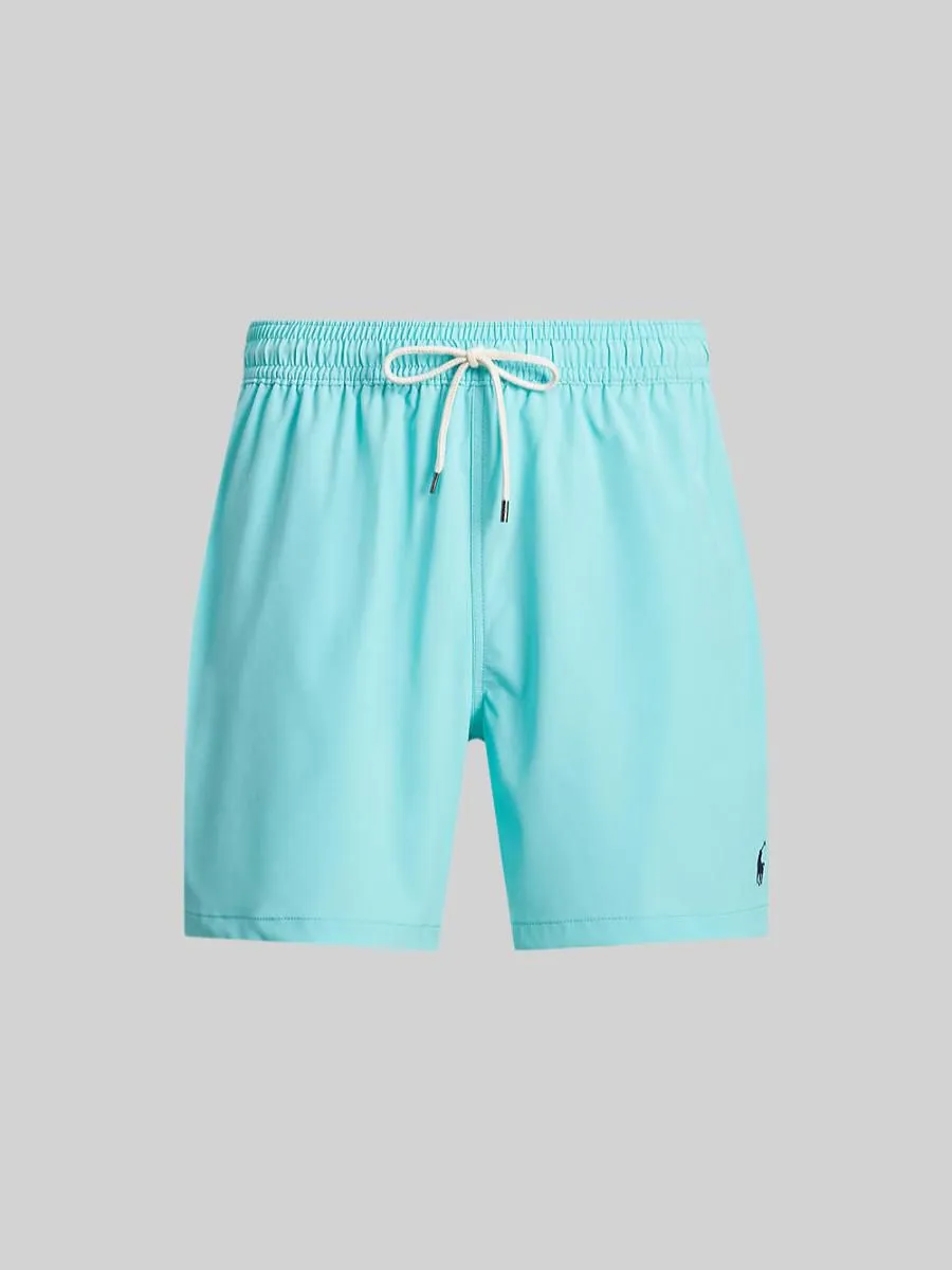 POLO RALPH LAUREN Men Trunks-5.75-Inch Traveler Classic Swim Trunk-Blue