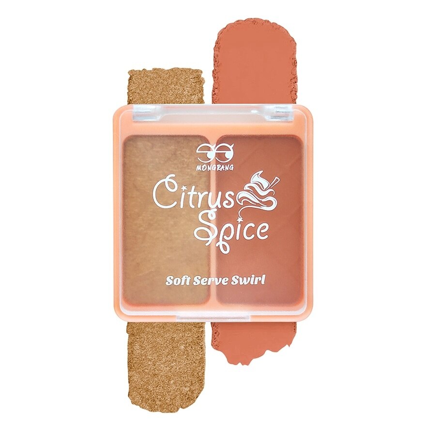 Mongrang Soft Serve Swirl Eyeshadow 6g. Citrus Spice - Citrus Spice