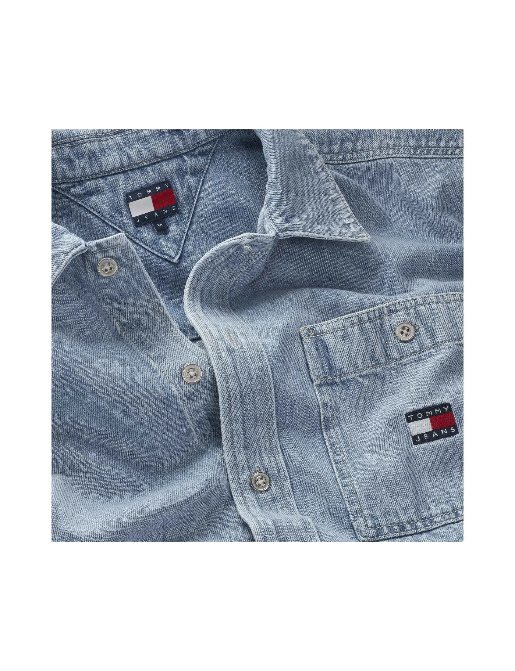 TOMMY JEANS MEN SHIRT DENIM Relaxed