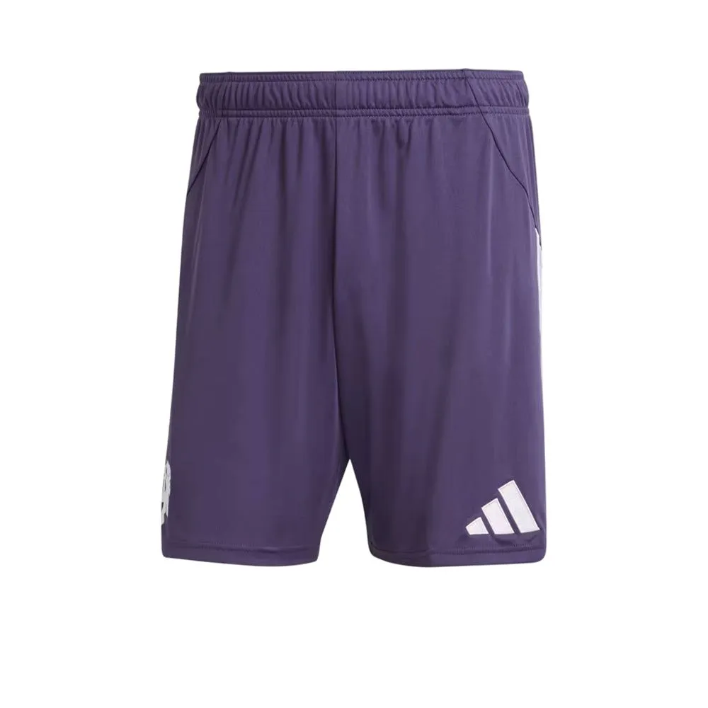 ADIDAS Men Manchester United Away 2025/26 Football Shorts Purple - AD001SH843EMTH