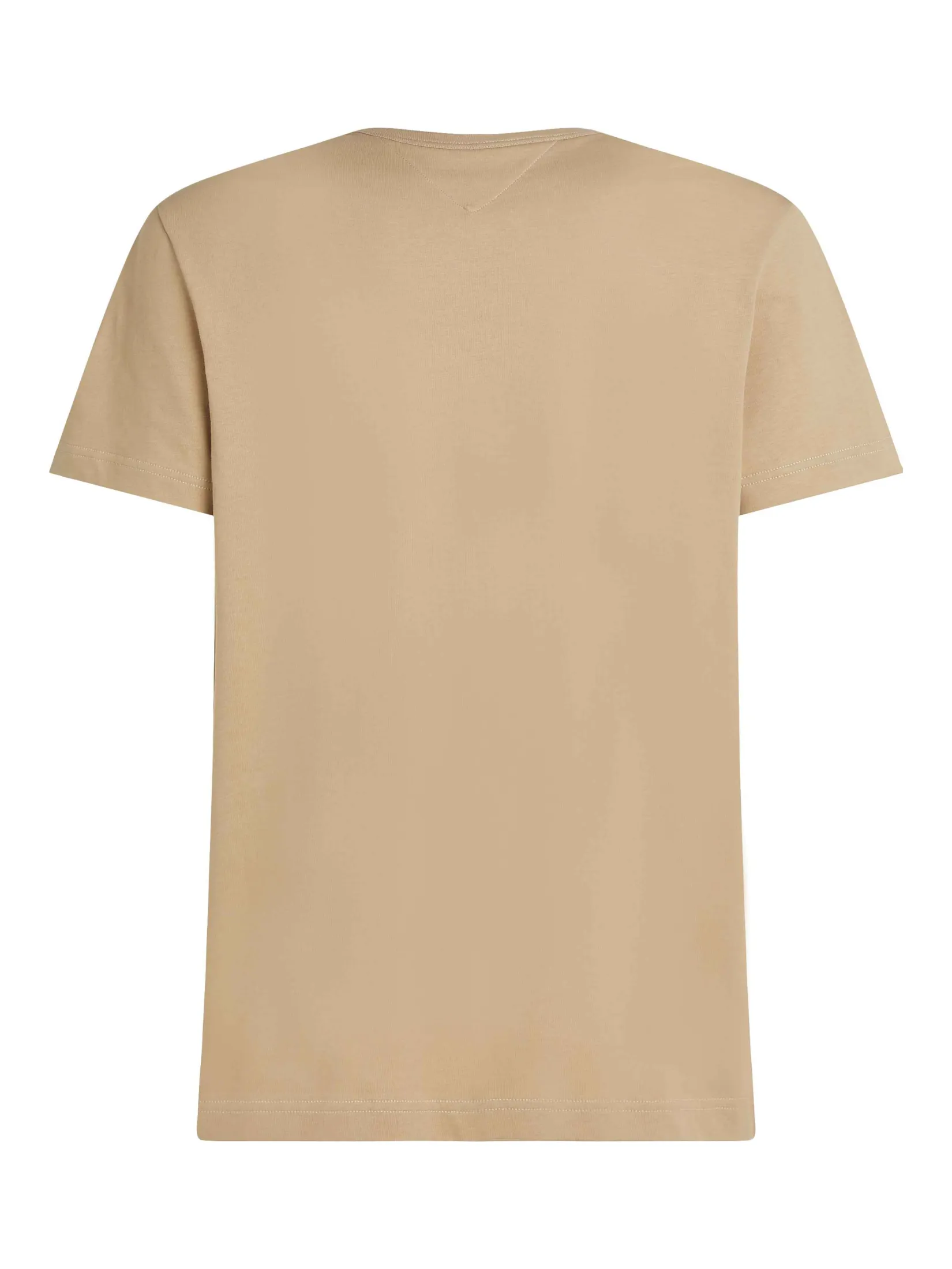 TOMMY HILFIGER MEN TEE BROWN Relaxed Fit