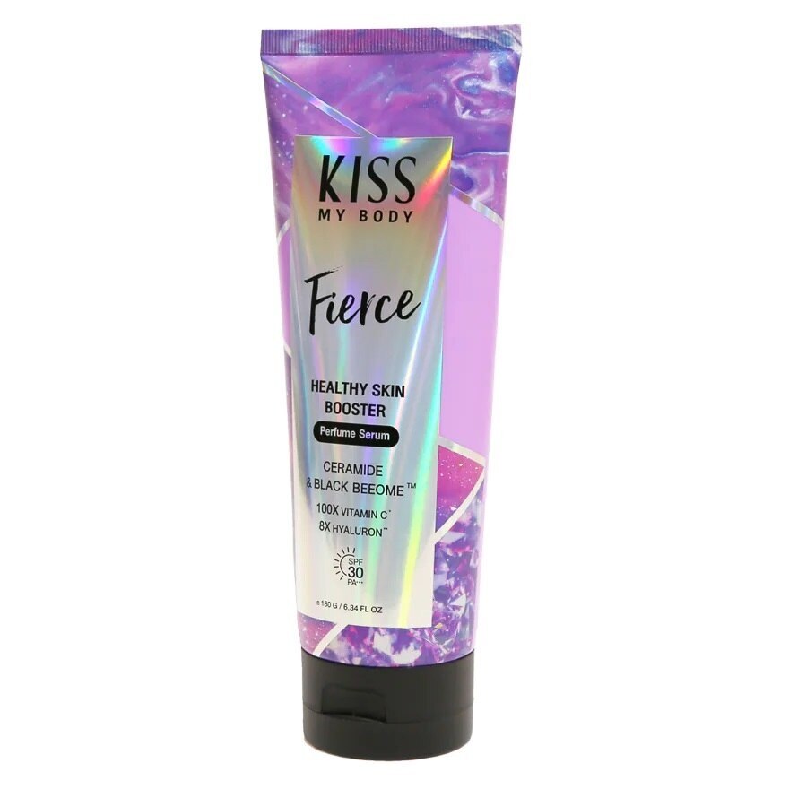Kiss My Body Healthy Skin Booster Perfume Serum SPF30 PA+++ Fierce 180 G. โลชั่นน้ำหอ