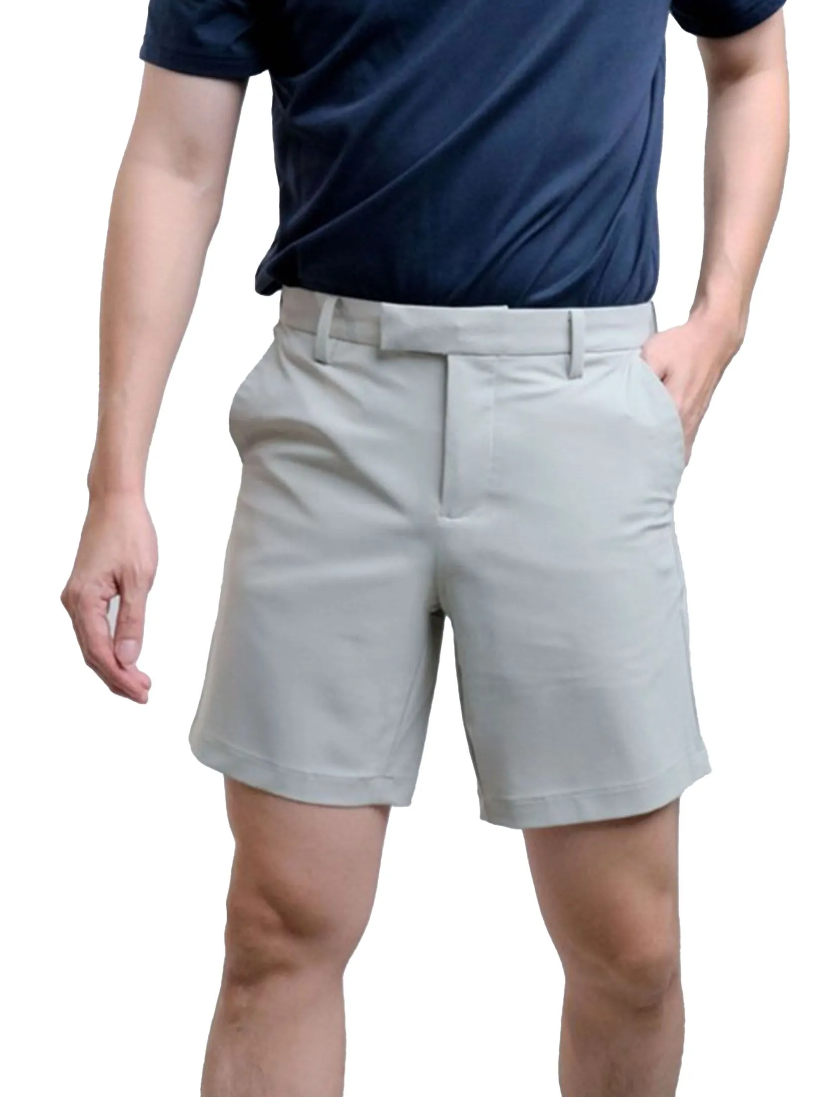 ERA-WON Men's Golf Trousers Shorts Grey