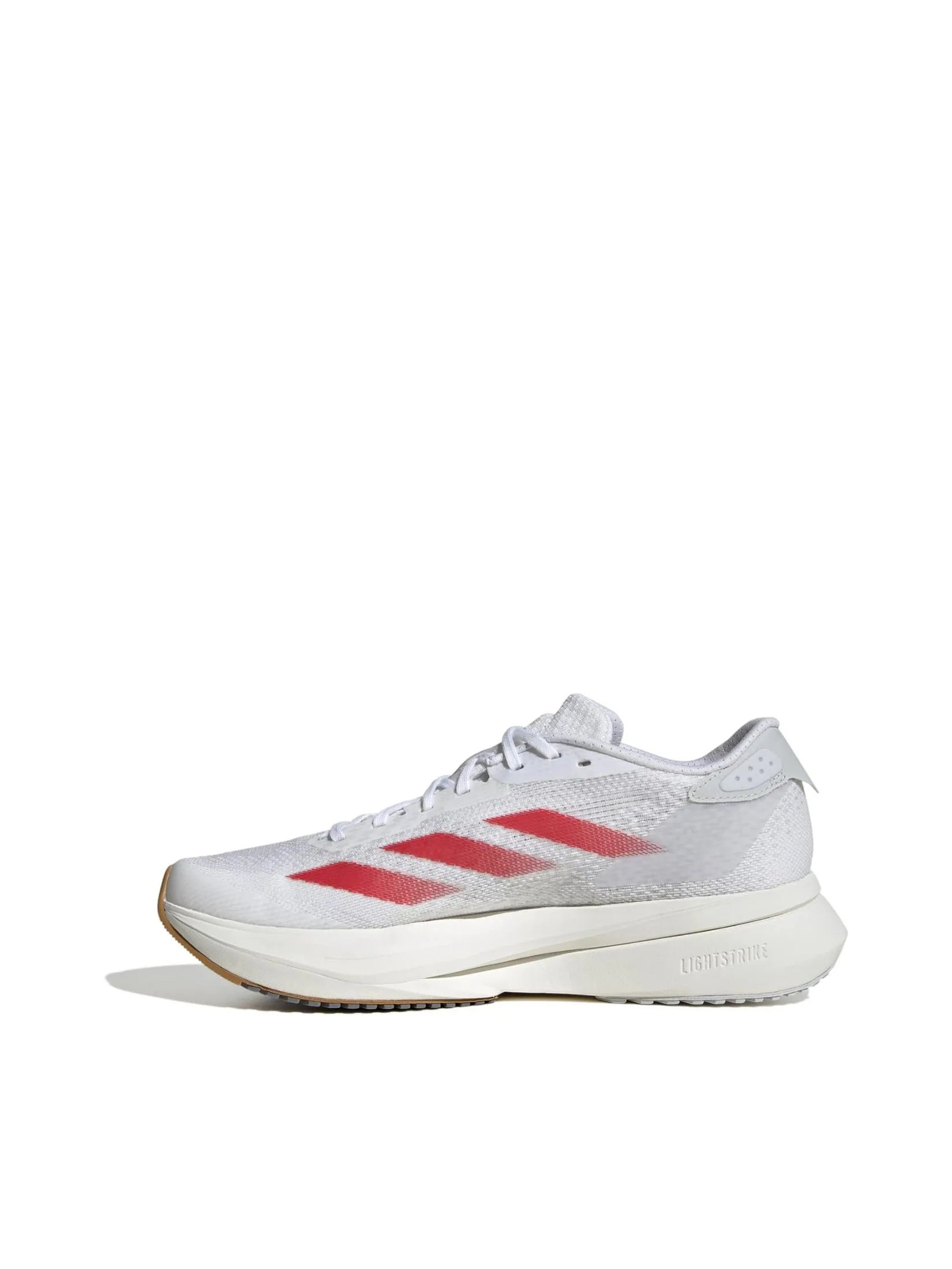 ADIDAS Women Running Shoes Adizero SL2 IF9385 Cloud White / Pure Ruby / Royal Blue