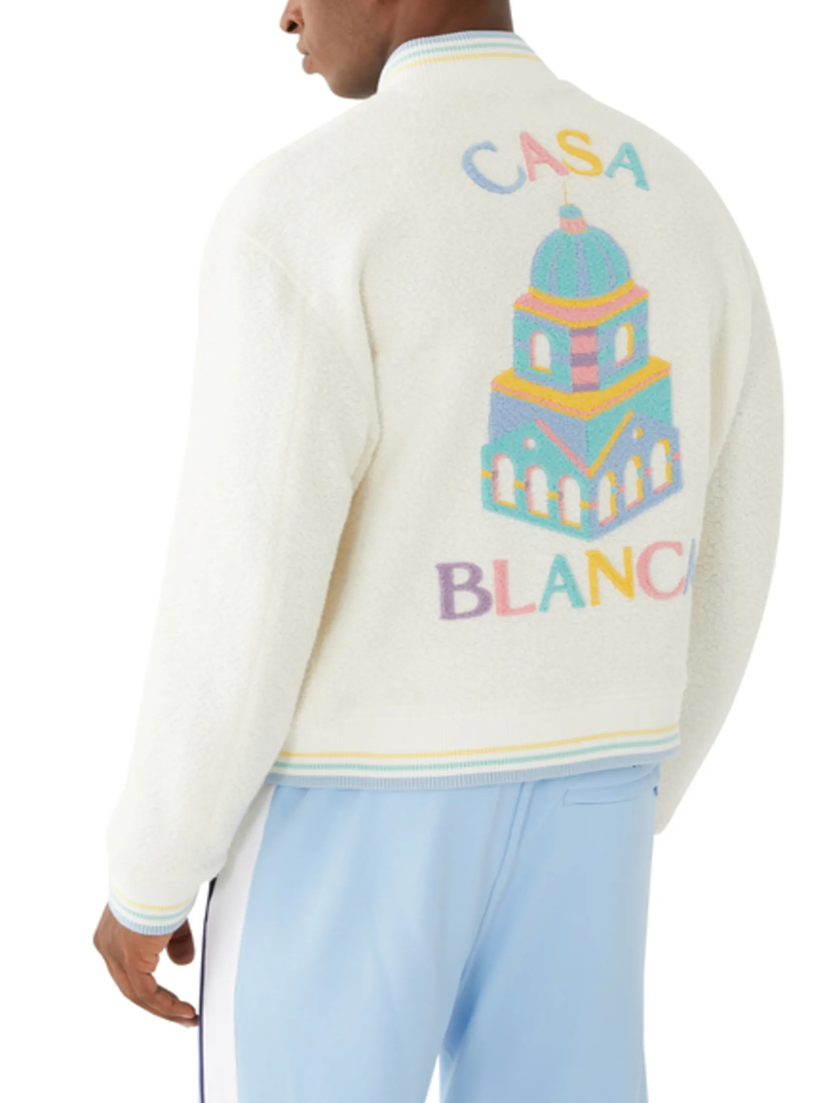 CASABLANCA WM BOMBER JACKET IN  PASTEL