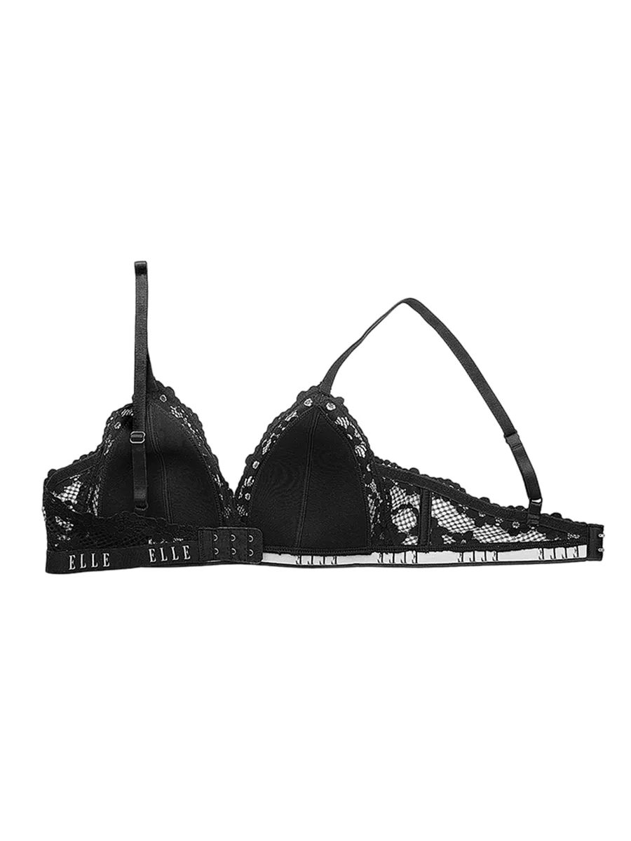 ELLE LINGERIE BRASSIERE PADDED BRA LB6719BL BLACK