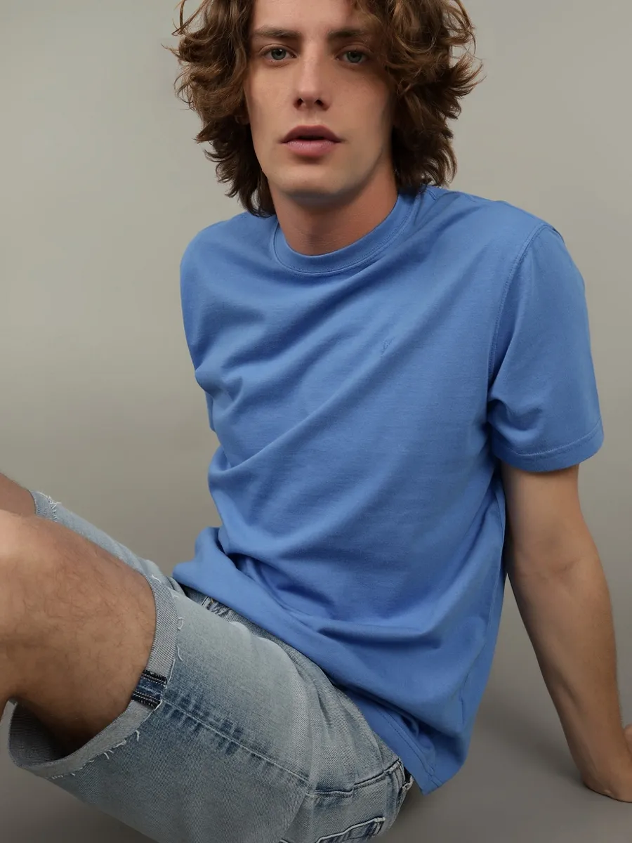 AMERICAN EAGLE MEN K - INTL SS BUTLER TEE RGD 272 RUSTIC BLUE