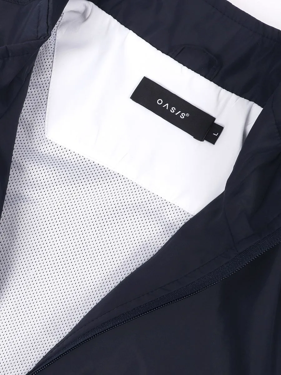 OASIS Men's Long Sleeve Jacket Navy blue