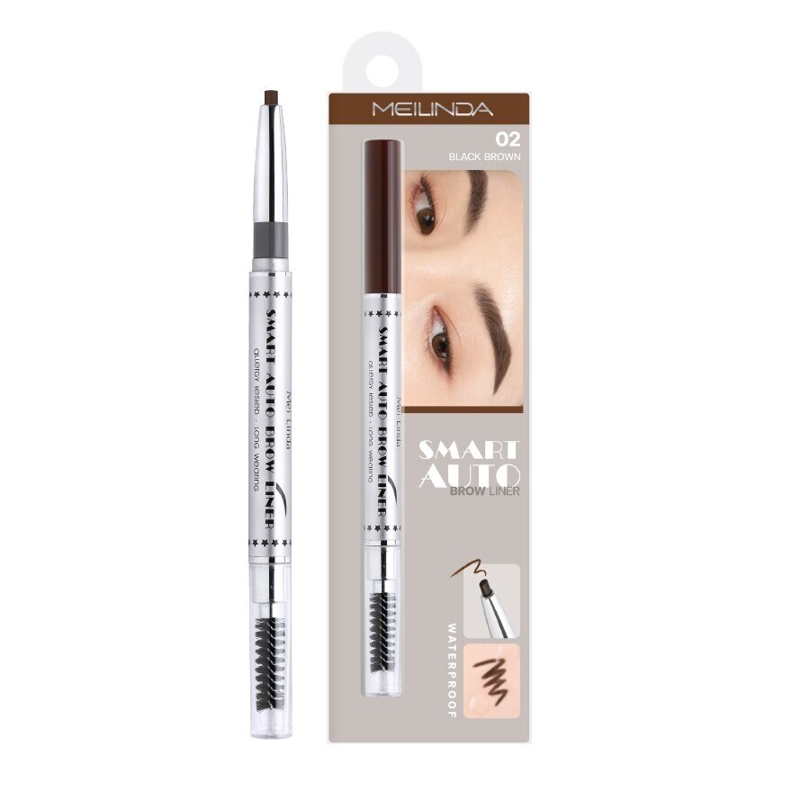 Meilinda Smart Auto Eyebrow 0.25g 02 Black Brown