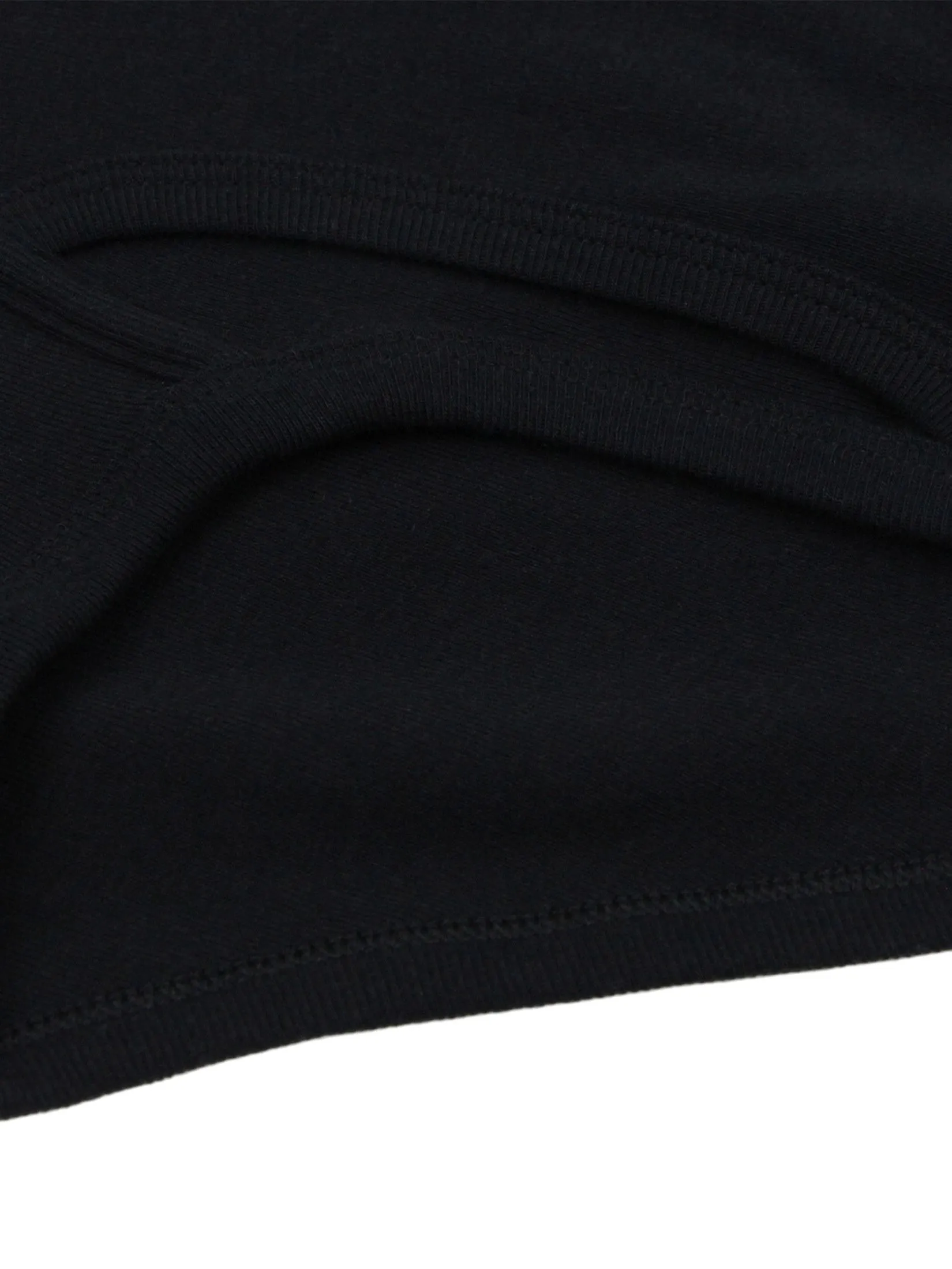 GIORDANO Men's Cotton Plain Classic Briefs (6-Pieces) Black