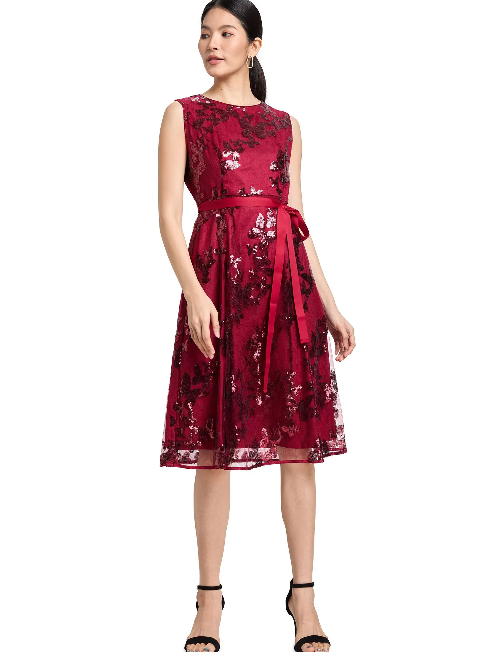 EXPRESSIONS EVENING Women Dress Sleeveless Sequin