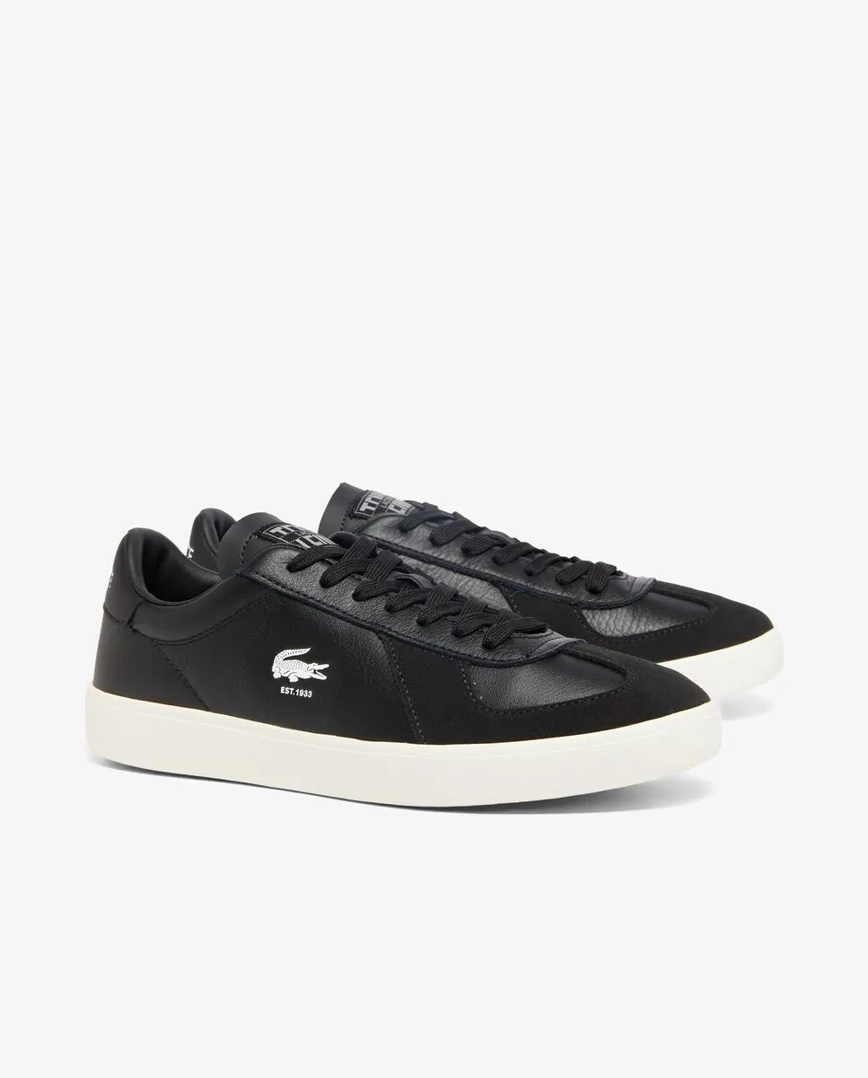 LACOSTE Men’s Baseshot Pro Leather Sneakers Black
