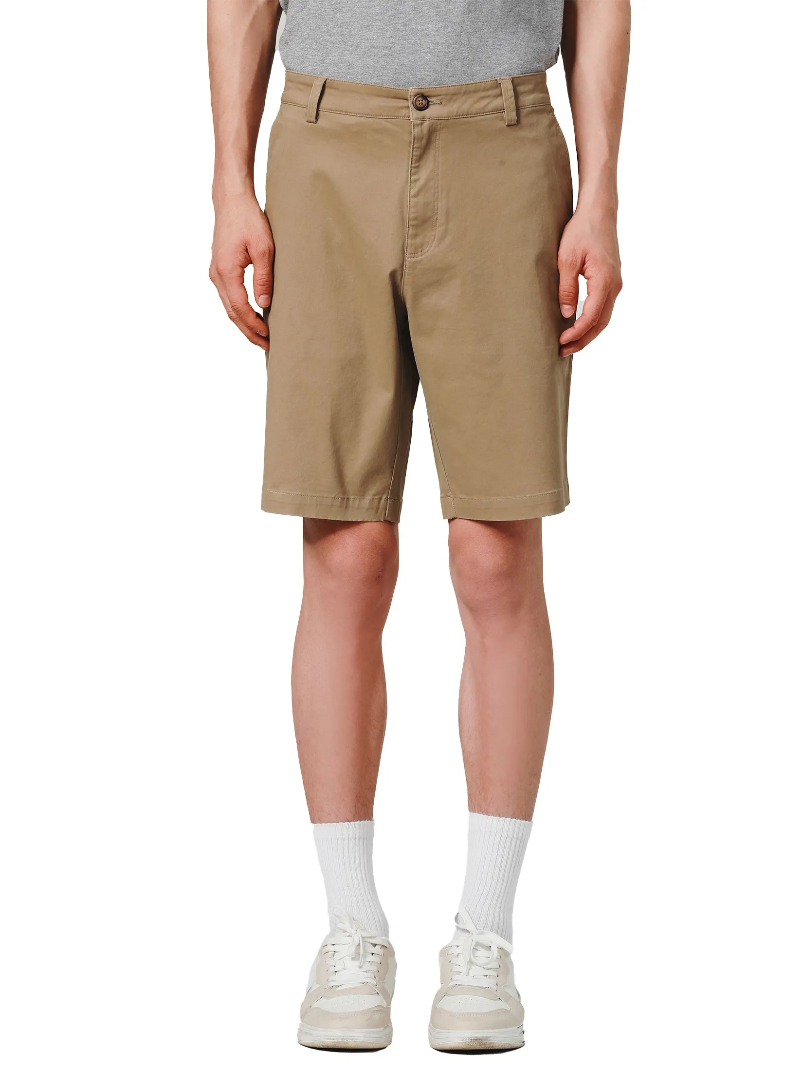 JOHN HENRY Men's Shorts (Slim Fit) ICONIC AF Khaki
