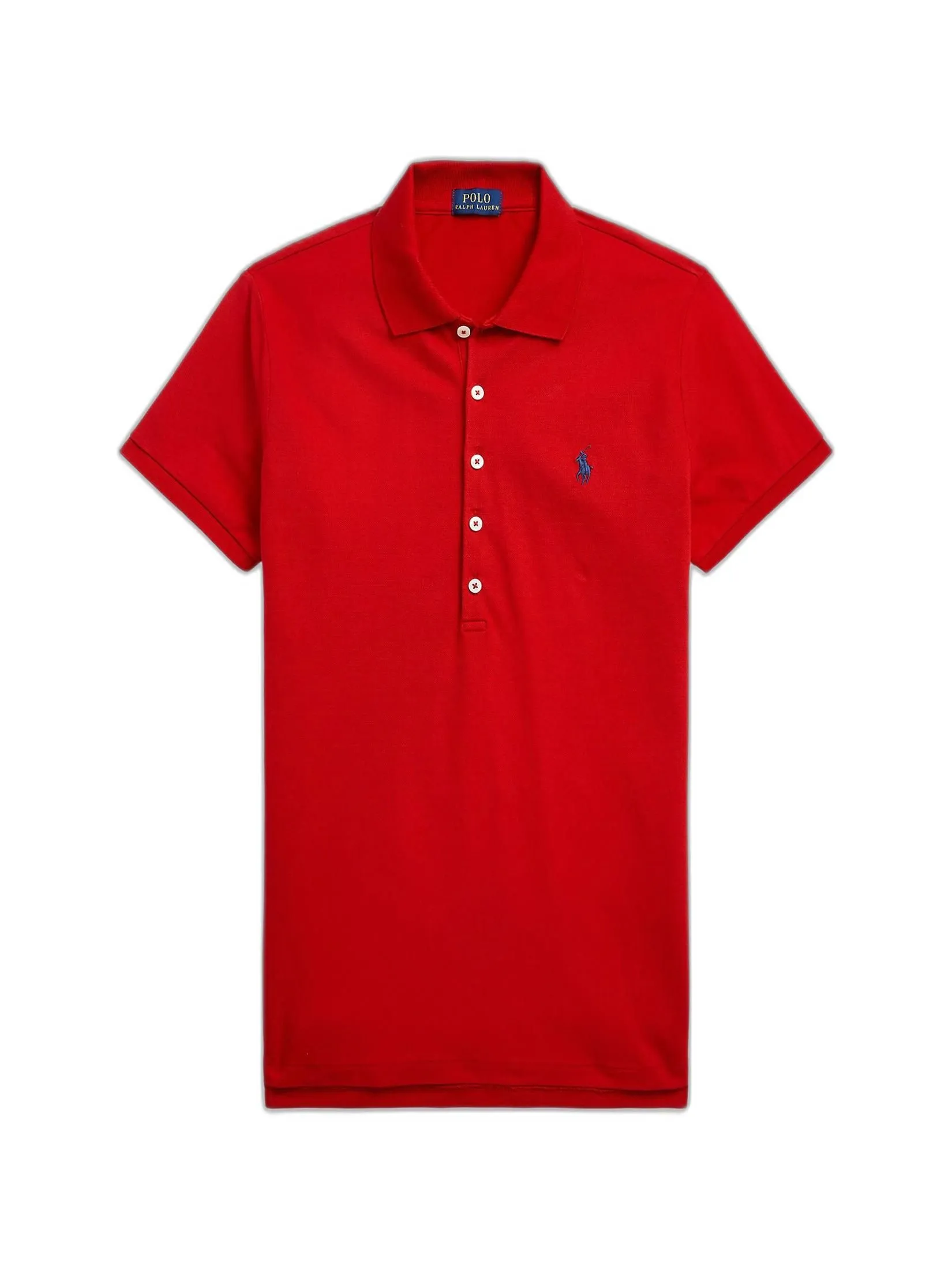 POLO RALPH LAUREN POLO-Slim Fit Stretch Polo Shirt WMPOKNINCU20375 600 RED