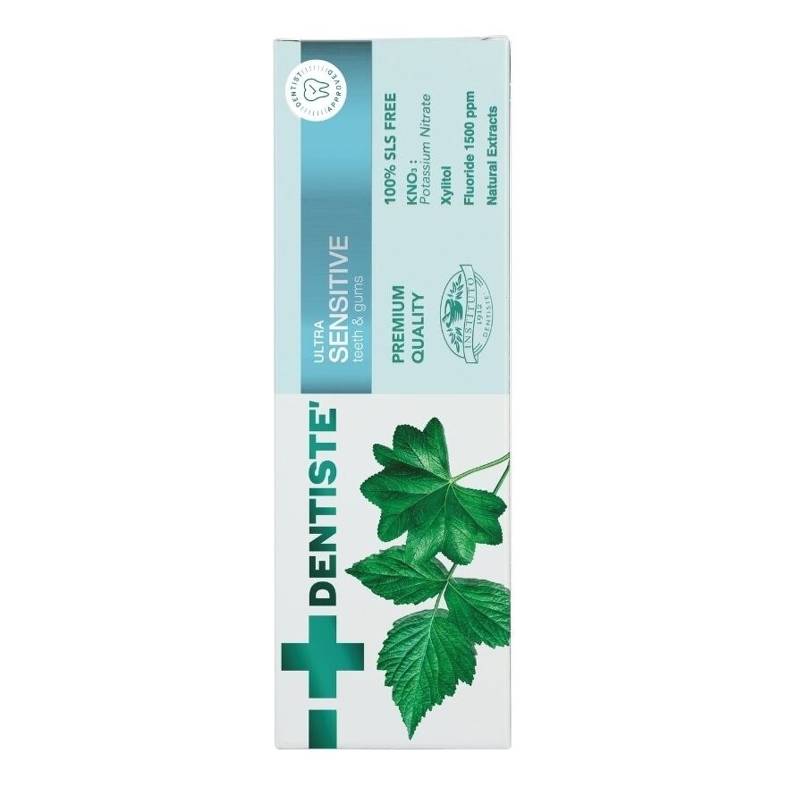 Dentiste Toothpaste Ultra Sensitive Tube 100 G. ลมหายใจหอมสดชื่น ฟันสะอาด