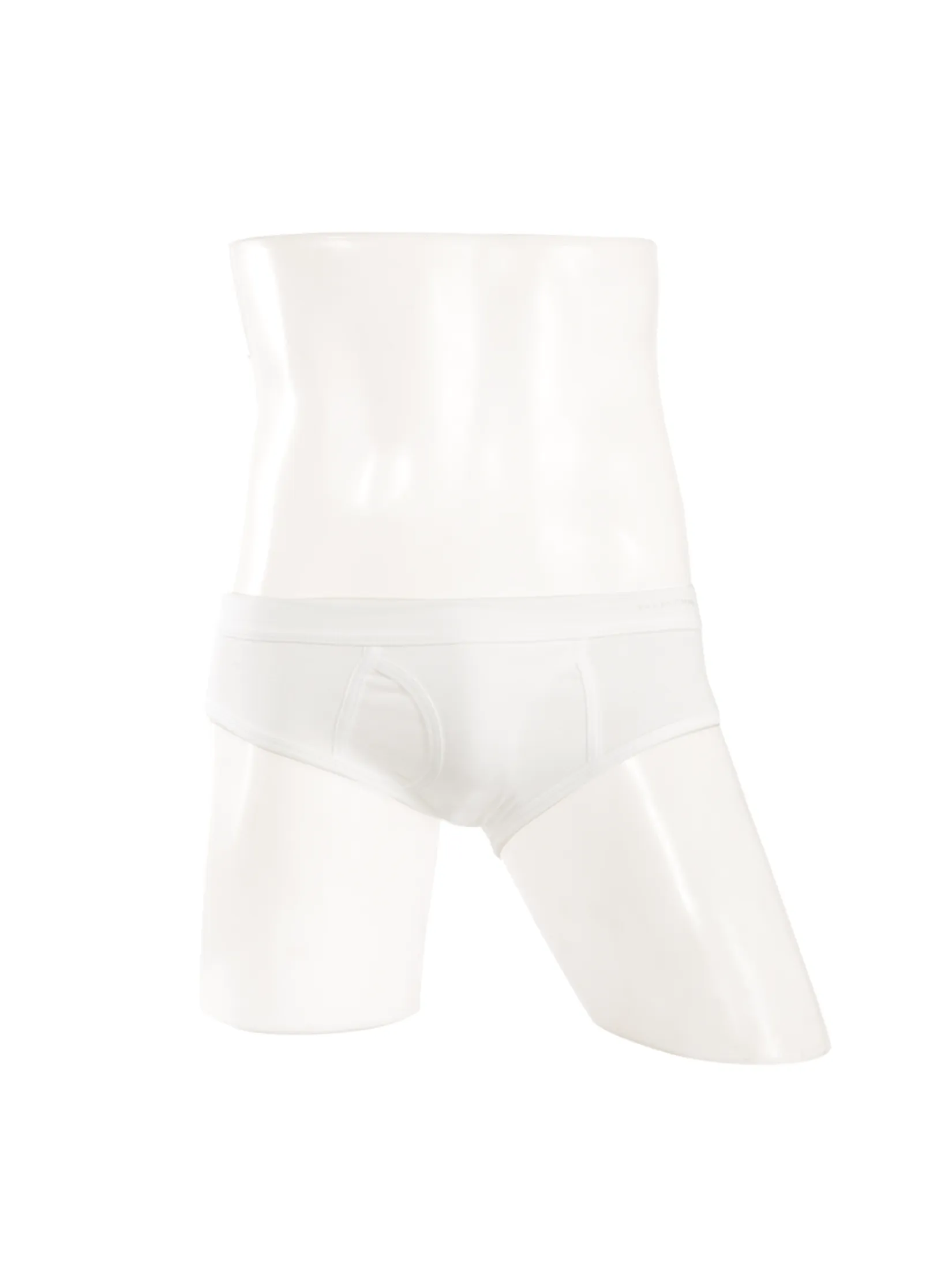 ELLE HOMME Men BRIEF Underwear KUB2001 Cotton 100% PACK 3 Pcs. - White