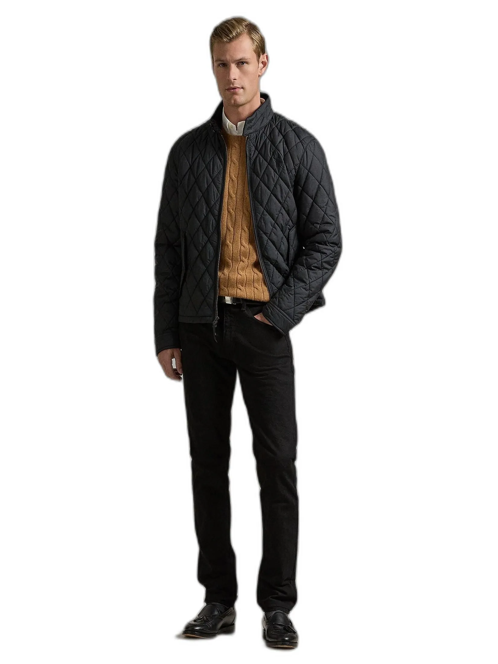 POLO RALPH LAUREN Men Jeans-Sullivan Slim Stretch Jean MNPODNM10920346-Black Size - 32/32